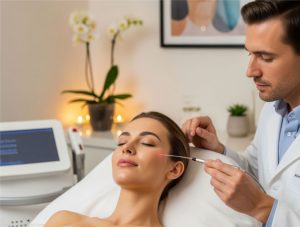 Endolift İzmir 3 Endolift lazer lipoliz uygulaması İzmir Alsancak muayenehanesinde Dr. Orhan Demirer ile bölgesel yağ azaltma ve cilt sıkılaştırma